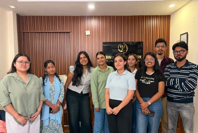 Intern batch at Mind Detox Centre