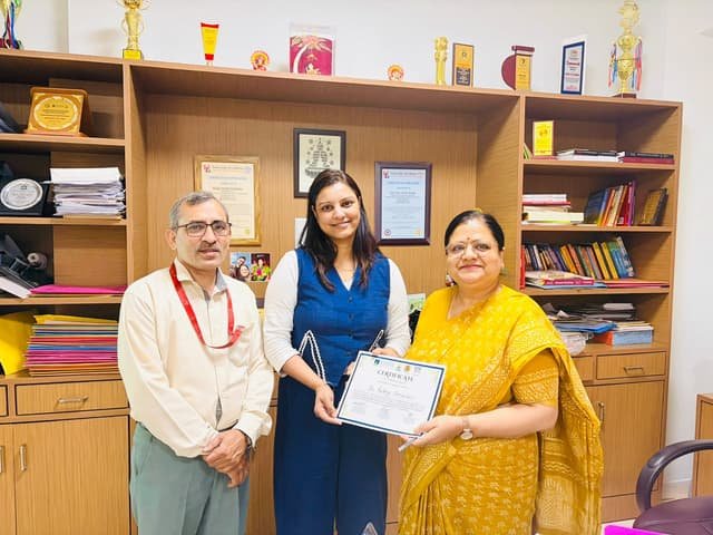 Recognition for professional contribution