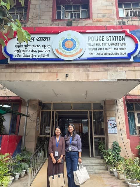 Outreach visit, Delhi Police
